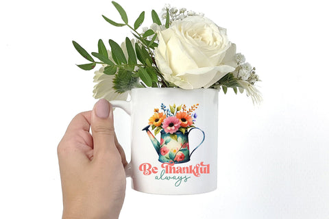 Be Thankful Always - Positive Quote Sublimation Sublimation CraftLabSVG 