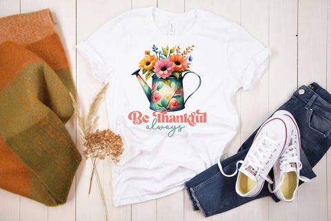 Be Thankful Always - Positive Quote Sublimation Sublimation CraftLabSVG 