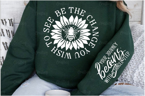 Be the change you wish to see Sleeve SVG Design SVG Designangry 