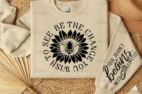 Be the change you wish to see Sleeve SVG Design SVG Designangry 