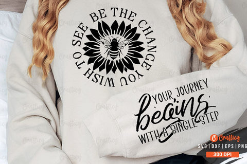 Be the change you wish to see Sleeve SVG Design SVG Designangry 