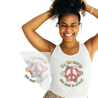 Be The Energy You Want To Atrract DTF Transfer Physical So Fontsy T-Shirt Iron-On Transfer Shop