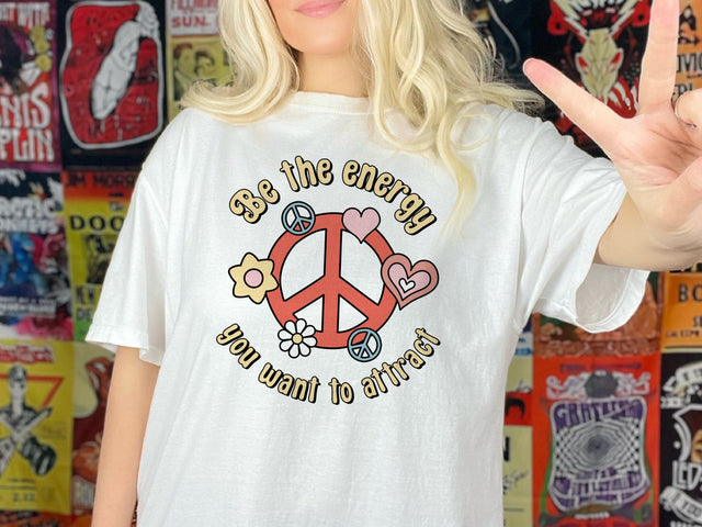 Be The Energy You Want To Attract svg, png SVG Caffeinated SVGs 