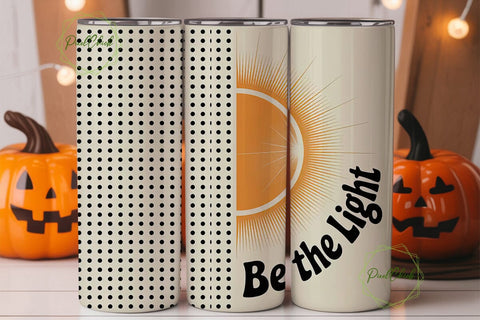 Be the Light 20oz Tumbler Wrap Sublimation PixelChick 