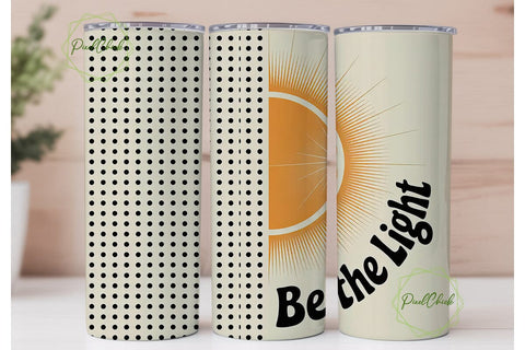 Be the Light 20oz Tumbler Wrap Sublimation PixelChick 