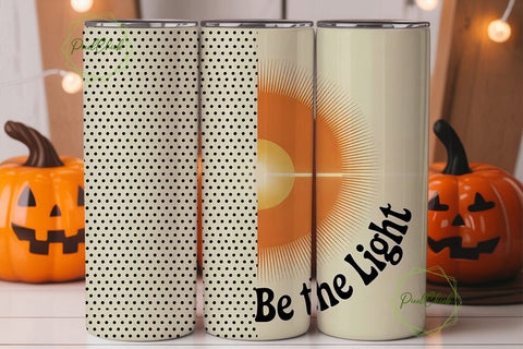 Be the Light 20oz Tumbler Wrap Sublimation PixelChick 