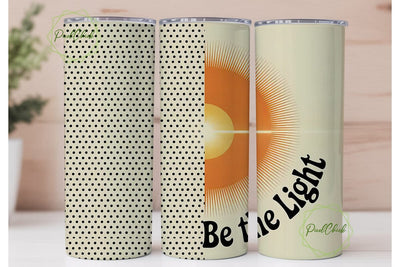 Be the Light 20oz Tumbler Wrap Sublimation PixelChick 