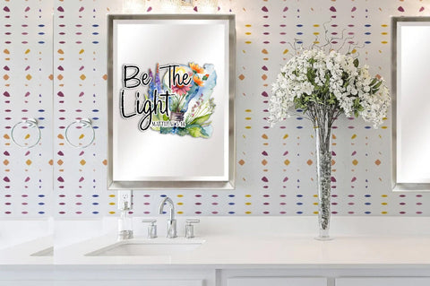 Be The Light Matthew 5:14 Sublimation Sublimation Jagonath Roy 