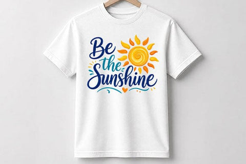 Be The Sunshine PNG | Inspirational Quote Sublimation Design SVG BillahCrafts 