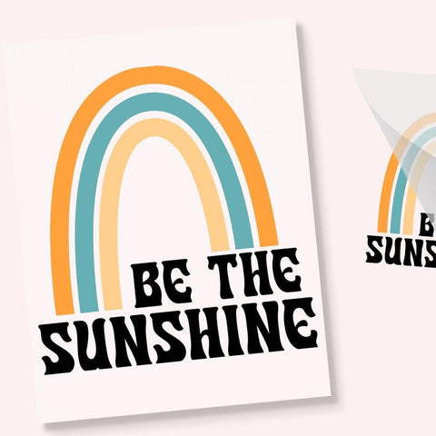Be the Sunshine Retro DTF Transfer Physical So Fontsy T-Shirt Iron-On Transfer Shop