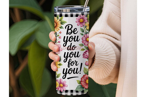 Be You Gnome Tumbler Wrap Sublimation DesignSVG 