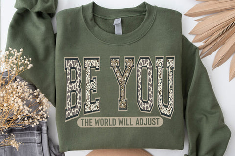 Be You the World Will Adjust SVG, Self Love SVG, Be You Camo SVG PNG SVG SVG Studio 