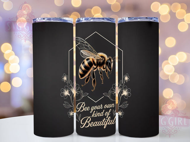 Be Your Own Beautiful Motivational Tumbler, Inspirational Tumbler, Self Love Tumbler, 20oz Tumbler Wrap, Sublimation Design, Custom Motivational Tumbler, Beautiful Quote Tumbler Sublimation SvggirlplusArt 