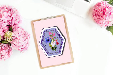Be yourself accept Sticker Design Sublimation Regulrcrative 