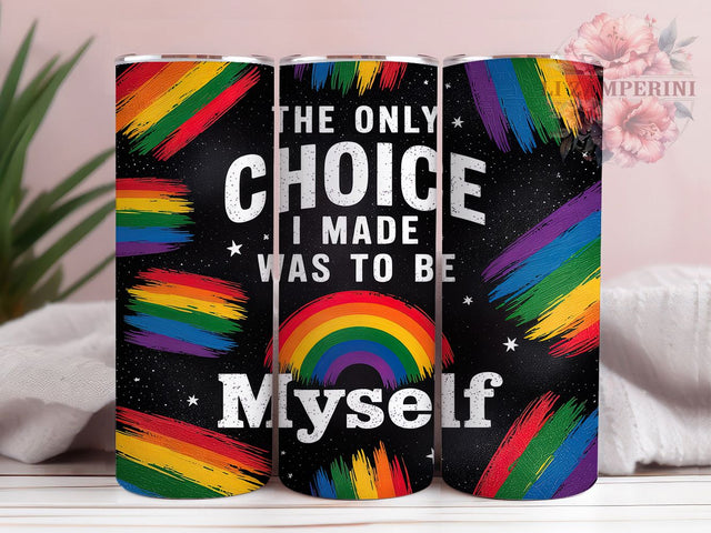 Be Yourself LGBTQ Pride Tumbler Wrap, LGBTQ Tumbler Design, Be Yourself Quote, 20oz Sublimation Wrap, Equality Tumbler, Pride Month Tumbler, Inspirational Quote Wrap Sublimation Li Zamperini 