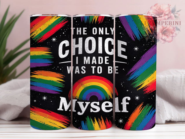 Be Yourself LGBTQ Pride Tumbler Wrap, LGBTQ Tumbler Design, Be Yourself Quote, 20oz Sublimation Wrap, Equality Tumbler, Pride Month Tumbler, Inspirational Quote Wrap Sublimation Li Zamperini 