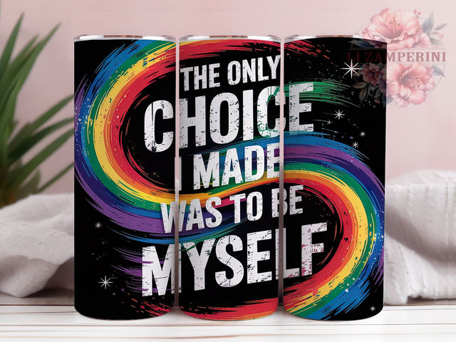 Be Yourself LGBTQ Pride Tumbler Wrap, LGBTQ Tumbler Design, Be Yourself Quote, 20oz Sublimation Wrap, Equality Tumbler, Pride Month Tumbler, Inspirational Quote Wrap Sublimation Li Zamperini 