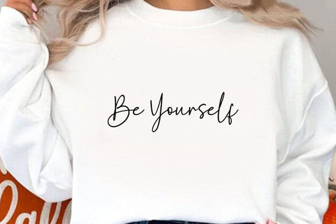 Be Yourself SVG Angelina750 