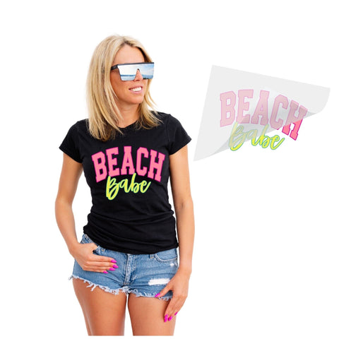 Beach Babe DTF Transfer Physical So Fontsy T-Shirt Iron-On Transfer Shop