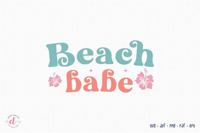 Beach Babe - Retro Summer SVG SVG CraftLabSVG 