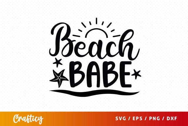 Beach babe SVG Design SVG Designangry 