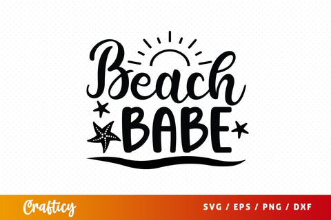 Beach babe SVG Design SVG Designangry 