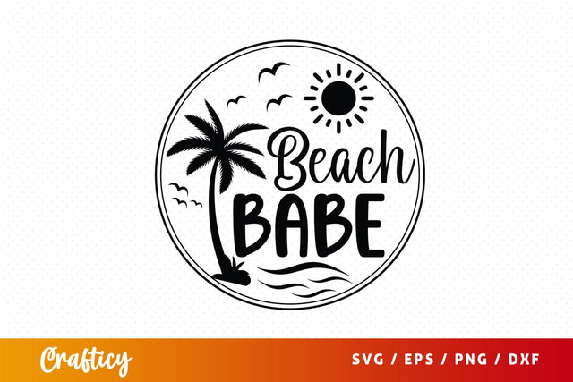 Beach babe SVG Design SVG Designangry 