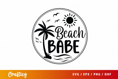 Beach babe SVG Design SVG Designangry 