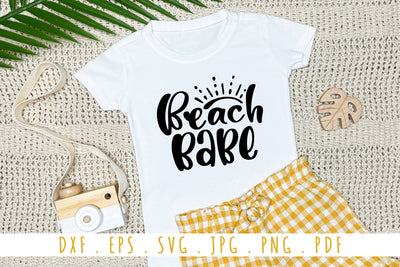 Beach Babe SVG Summer T-Shirt Design SVG dapiyupi store 