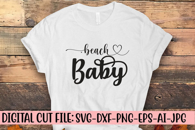 Beach Baby SVG Design SVG Syaman 