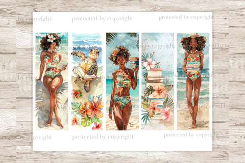 Beach Bookmarks | Summer Printable Set SVG GlamArtZhanna 