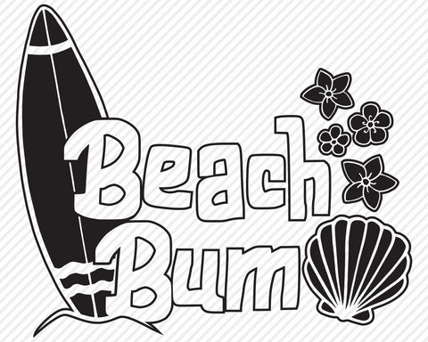 Beach Bum Bundle | Summer SVG SVG Texas Southern Cuts 