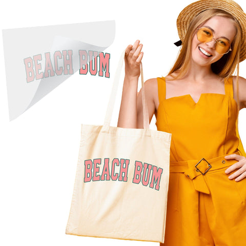 Beach Bum DTF Transfer Physical So Fontsy T-Shirt Iron-On Transfer Shop