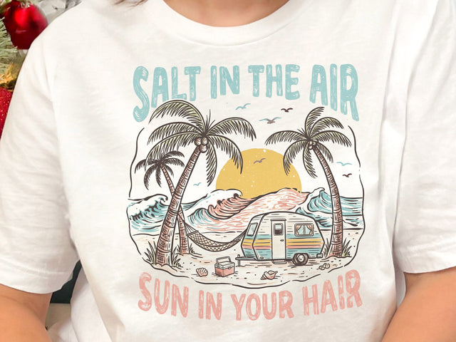Beach Camper Sunset PNG SVG DesignDestine 