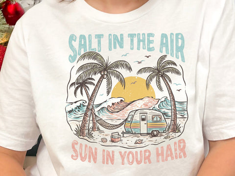 Beach Camper Sunset PNG SVG DesignDestine 