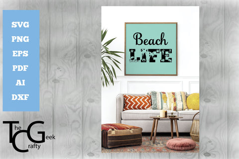 Beach Life, Beach Please SVG SVG The Crafty Geek 