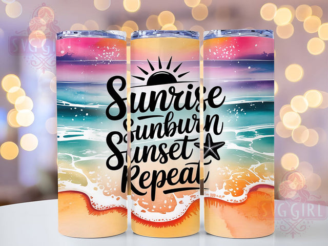 Beach Life Summer Vibes Tumbler Wrap, Summer Lifestyle, Coastal Living Gift, Beach Humor Tumbler, Vacation Vibes Design, Ocean Lover Present, Beach Day Quote Sublimation SvggirlplusArt 