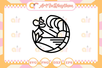 Beach Logo SVG Artinrhythm shop 