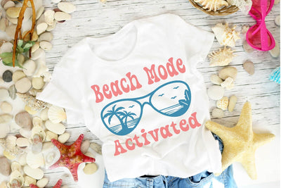 Beach Mode Activated SVG PNG DXF EPS Cut File - Cricut & Silhouette Design SVG So Fontsy VIP Design Shop 