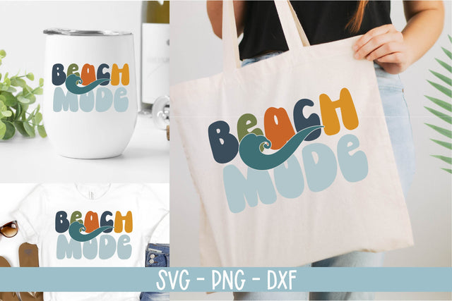 Beach Mode SVG-Retro Beach SVG SVG Linden Valley Designs 
