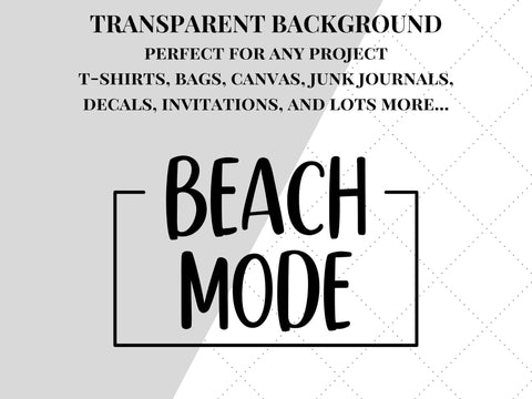 Beach Mode SVG | Vacation PNG SVG Paige Cole Studio 