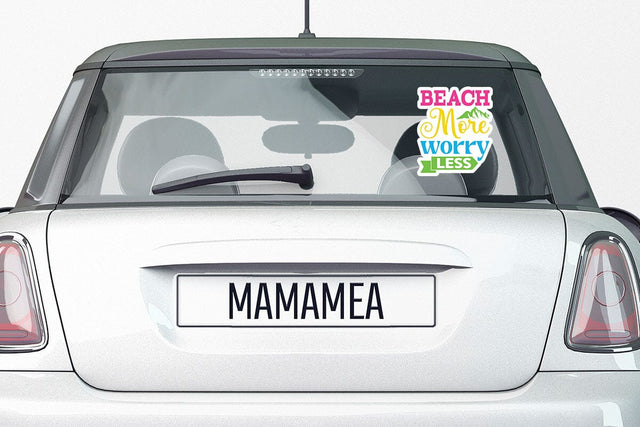 Beach More worry less SVG Angelina750 