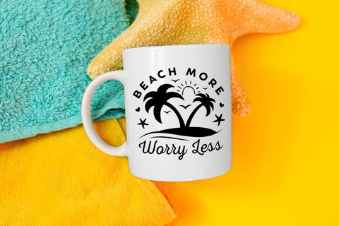 Beach More Worry Less SVG File SVG CraftLabSVG 