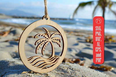 Beach Ornaments Laser Cut SVG SVG MD JOYNAL ABDIN 