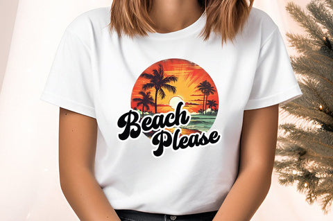 Beach please PNG Design Sublimation Designangry 
