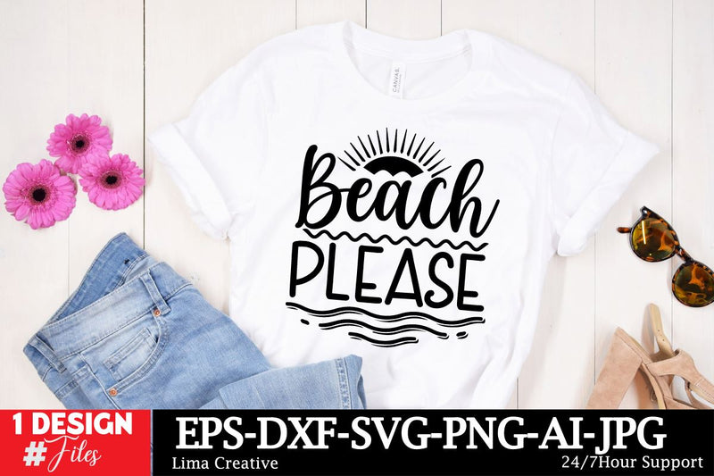 Beach Please SVG Cut File SVG Insomnia Std 