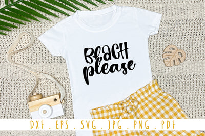 Beach Please SVG Summer T-Shirt Design SVG dapiyupi store 