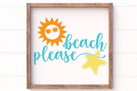Beach Please SVG SVG Ikonart Design Shop 