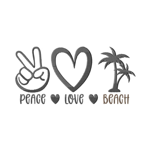 Beach Quotes Embroidery Designs Bundle - 6 Designs, Beach Embroidery Patterns, Beach Sayings Embroidery Files, Vacation Embroidery Files Embroidery/Applique DESIGNS HappyDesignStudio 