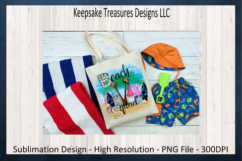 Beach Squad Summer Gnomes, Sublimation Printable PNG, Digital Download Sublimation Keepsake Treasures Designs LLC. 